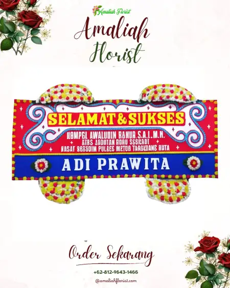 Papan Bunga Ucapan Selamat Sokosari